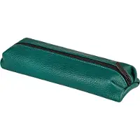 Herlitz 50043828, Pehmeä lyijykynäkotelo, Vihreä, Yksivärinen, Vetoketju