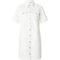 Vero Moda Vmjennie Ss Short Denim Dress Ga Noos - White - XS