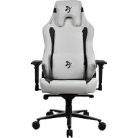 AROZZI Vernazza XL SuperSoft - Light Grey, kangasverhoiltu pelituoli, harmaa/musta