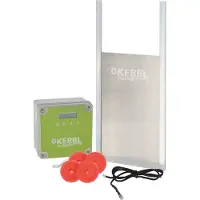 Kerbl Hobbyfarming Automatische Schiebetür für Hühnerställe 40x43cm Hühner