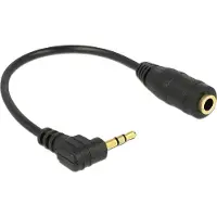 DeLOCK – 2.5mm Male to 3.5mm Female Audio Cable, 14cm (65397)