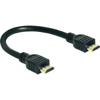 DeLOCK HDMI - HDMI cable 0.2m black (83352)