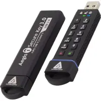 Apricorn Aegis Secure Key 3.0 USB 3.2 Gen 1 480 Gt -muistitikku, musta