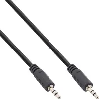 InLine Jack 3.5mm - Jack 3.5mm cable 0.3m black (99932E)