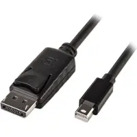Lindy – Mini DP to DP Cable, Black, 2m (41646)