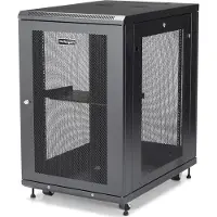 StarTech.com 19" 18U Standing Cabinet (RK1833BKM)