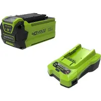 Greenworks Set of 2 Ah battery + 2 A 40 V charger (GSK40B2)