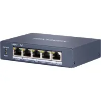 Hikvision DS-3E0505HP-E 4-porttinen hallitsematon POE Gigabit-kytkin (DS-3E0505HP-E)