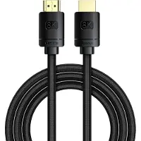 Baseus High Definition Series HDMI 2.1, 8K 60Hz, 3D, HDR, 48Gbps, 2m (czarny)