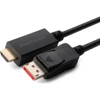 Microconnect DisplayPort – HDMI-kaapeli, jossa 4K, 5 m, musta