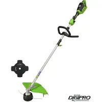Greenworks Ruohotrimmeri GD24X2TX; 2x24 V (ilman akkua ja laturia)