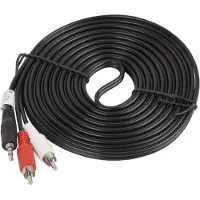 Lanberg stereo minijakkiaudiokaapeli - 2x Chinch M/M 5m
