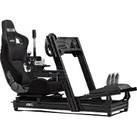 Next Level Racing GTElite - Wheel Plate Edition -ohjaamo, musta