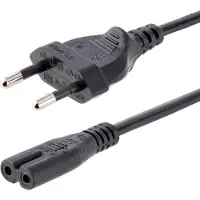 StarTech.com Power Cable EU Shuko to C7 2m Black