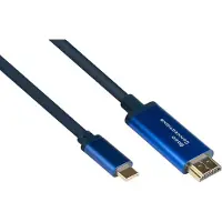 GOOD CONNECTIONS – Alcasa 4520-CSF010B, 1 m, USB Type-C, HDMI-tyyppi A (vakio), Uros, Uros, Suora