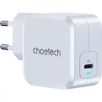 Choetech PD8007 USB-C PD45W power charger EU (white)