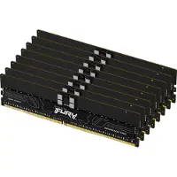 Kingston 256GB (8 x 32GB) FURY Renegade Pro DDR5 RDIMM, 5600MHz, ECC, CL36, 1.25V, musta