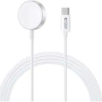 TechProtection UltraBoost magneettinen laturi Apple Watch USB-C 1.2m - Valkoinen
