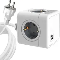 ProXtend Power strip 4-way Schuko Power Cube 1.4M