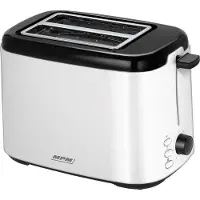 MPM MTO-07 white and black toaster
