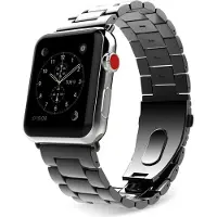 Tech-Protect Apple Watch Ultra 2/Ultra/9/8/SE (2022)/7/SE/6/5/4/3/2/1 Ruostumaton Teräshihna - 49mm/45mm/44mm/42mm - Musta