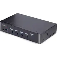 StarTech.com 4-porttinen DisplayPort -KVM-kytkin, musta