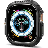 Spigen Lock Fit, black - Apple Watch Ultra 2/Ultra 49mm