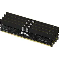 Kingston 128GB (4 x 32GB) FURY Renegade Pro DDR5 RDIMM, 6400MHz, ECC, CL32, 1.40V, musta