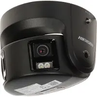 Hikvision DS-2CD2387G2P-LSU/SL(4mm)(C)/BLACK 8 MP Panoramic ColorVu Fixed Turret Network Camera (DS-2CD2387G2P-LSU/SL(4mm)(C)/BLACK)