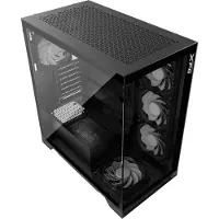 XPG INVADER X, Midi Tower, PC, Musta, ATX, mikro ATX, Mini-ITX, SPCC, 17,5 cm (75261378)