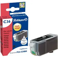 Pelikan Ink Cartridge C36 PGI520, musta, Väriainepohjainen muste, 1 kpl (4103239)
