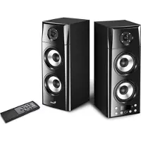 Genius SP-HF2800 BT speaker cabinet, 2.0, 60W, black, remote control, BT 5.0, 3-band, LCD display, TWS support, RCA vstup, Blueto