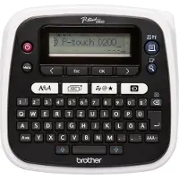 Brother PT-D200BWVP, TZe, Lämpösiirto, 180 x 180 DPI, 20 mm/s, Harmaa, Valkoinen (PTD200BWZG1)