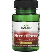 Swanson Health , Pterostilbene, 50 mg, 30 kasvispilleri