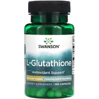 Swanson Health L-glutationi, 100 mg - 100 kapselia