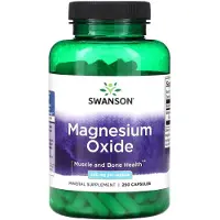 Swanson Health Magnesiumia, 200 mg - 250 kapselia