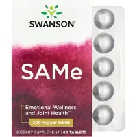 Swanson Health - SAMe 200 mg, 60 tablettia