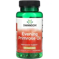 Swanson Health Afta-Primulaöljy, 500 mg - 100 pehmeää kapselia