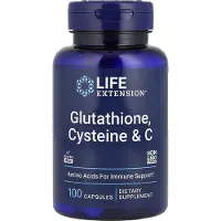 Life Extension , Glutatoniini, Sitsamiini & C, 100 Kapseli
