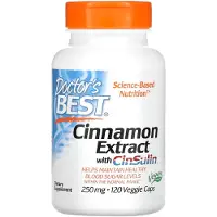 Doctors Best Kaneli-uute CinSulinilla, 250 mg - 120 kapselia