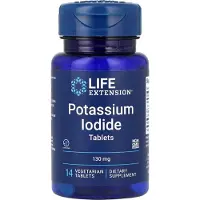 Life Extension Kaliumjodiditabletit, 130 mg - 14 tabl