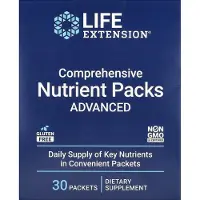 Life Extension , Monipuolinen Ainesosapakkaus Advanced, 30 Paketteja