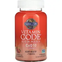Garden of life , Vitamiini Code Gummies, CoQ10, Mansikka, 150 mg, 60 Gummies