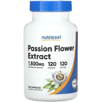 Nutricost , Passion Floran Ekstrakti, 1 500 mg, 120 Kapselia