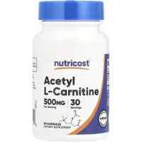 Nutricost - Asetyyli-L-karnitiini 500 mg (30 kapselia)