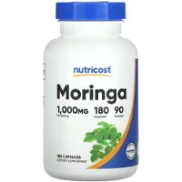 Nutricost , Moringa, 180 Pillereitä (500 mg per Pilleri)