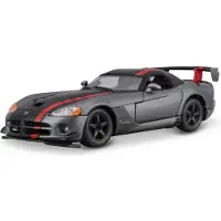 Bburago Dodge Viper SRT 10 ACR, Urheiluauton pienoismalli, Esikoottu, 1:24, Dodge Viper SRT 10 ACR, Ei sukupuolirajoitusta, Metalli, Muovi