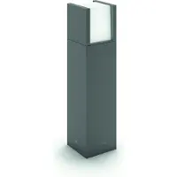 Philips LED-pollarivalaisin Arbour UE, 3 000 K, Musta, Alumiini, Moderni