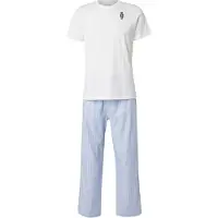Ralph Lauren Pitkä pyjama vaaleansininen / pueblo / musta / valkoinen