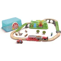 Hape Countryside Bucket junarata laatikossa, E3772A